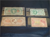 c 1965 Vietnam MPC Series 641 $10 $5 $1 10c