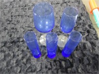 (5) Drinking Glasses of Various Types