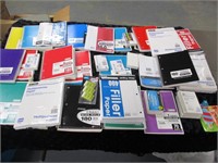 Large Stationery and Notebook Paper Lot