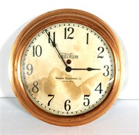 Warren Telechron Co. Copper Wall Clock
