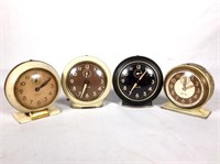 (4) Westclox Baby Ben Alarm Clocks