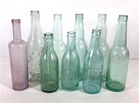 (9) Vintage Bottles