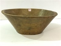 Lg. Wood Bowl (6 1/4 Inches Tall X 17 X 15 Top