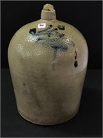 Very  Nice 4 Gal Salt Glaze Stoneware Jug