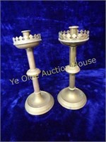 As Is Brass Candle Sticks