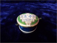 D. John Wood Porcelain Trinket Box