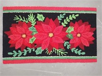 Poinsettia Trio 22.5" x 38" Rug