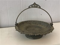 FANCY SILVERPLATE PIECE WITH HANDLE