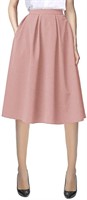 Urban CoCo Women's Flared A line Skirt - Large