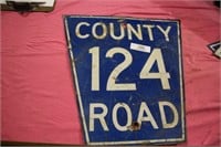 county rd 12 metal sign