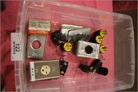 bin-w/electrical items