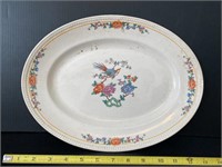 1925 Ivory Porcelain Bird Platter