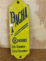 CHICOREE PACHA PORCELAIN DOOR PLATE