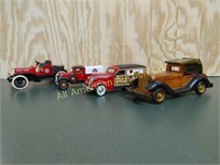 3 STATE FARM ADVERTISING TOY ANTIQUE CARS &