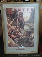 Remington Knives Advertisement Poster,The Hunter