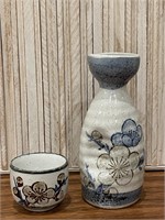 Japanese Tea Sake Porcelain Set