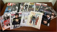 Collection of Beatles books and magazines-guitar