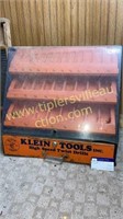 Vintage Klein tools store drill bit display