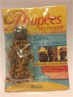 Très rare Poupée du monde "Sénégal" Poupée mise