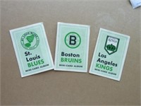 Hockey mini carnets OPC 1969 abimé, Boston St