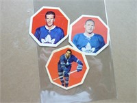 3x cartes de Hockey Maple Leaf de Toronto Stewart