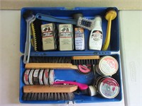 Shoe Polishing Kit with Tool Box