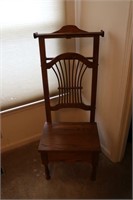 Vintage Wooden Valet Chair