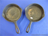 2 Small Griswold Cast Iron Pans - #3