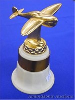 Vintage 1954 Small Plane Trophy - 5 1/2" Tall