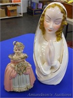 Virgin Mary and other lady figural