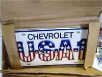 Chevy license plates (unused) 10 pieces