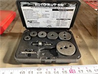 Sheet metal hole cutter set