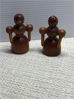 Solid wood people shakers