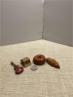 Instruments and bakery miniatures