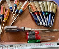 Screw and nut drivers lot