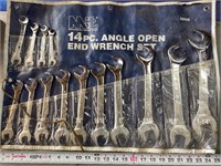 Mit 14 piece angle open wrench set