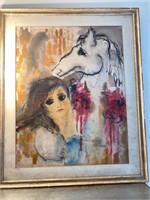 Original water color painting dated 1962