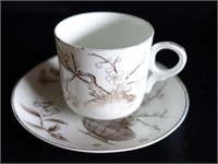 ANTIQUE RIDGEWAY CUP AND SAUCER