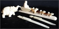BONE FIGURES AND BOOKMARKS