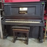 Lauter-Humana Player Piano & Bench As Is