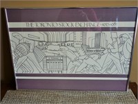 FRAMED LTD EDITION PRINT OF TORONTO STOCK EXCHANGE