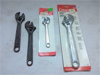 (4) Cresent Wrenches