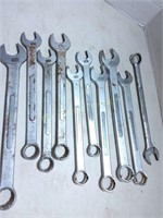 (10) Box Ended Wrenches - Various Brands