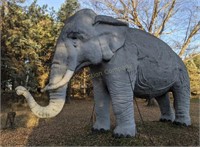 Life-Sized Fiberglass Elephant