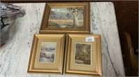 2 SMALL SIGNED WATERCOLOURS