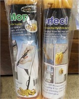 (2) Perfect Mops,Grabbers &Pole Light Bulb Changer