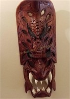 Decorative Wooden Mask Wall Hanging
