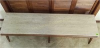 Mid-Century Modern Marble Top Table/Bench