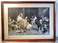 M Coolidge 1908 print dogs in court
