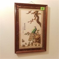 Bird Picture Made from Shells